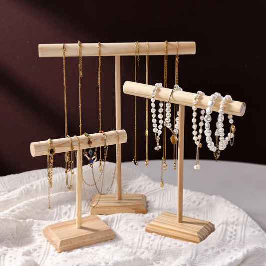 Wood Jewelry Display Stand