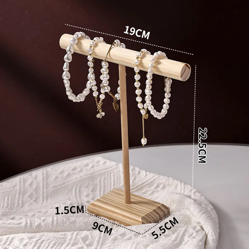 Wood Jewelry Display Stand