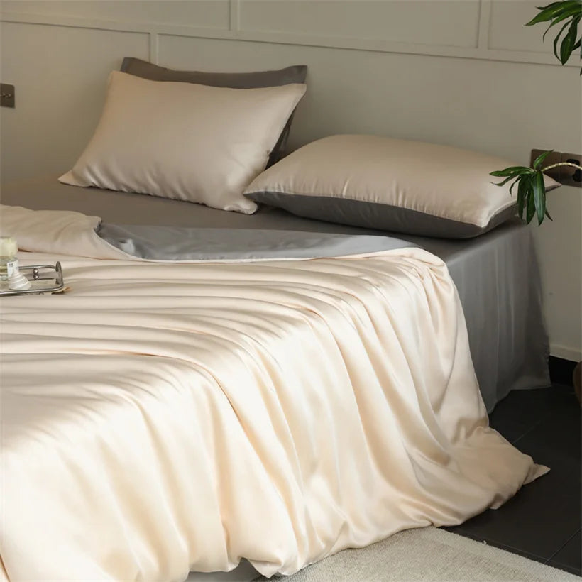 Luxury Mulberry Silk Bedding Sheet Set