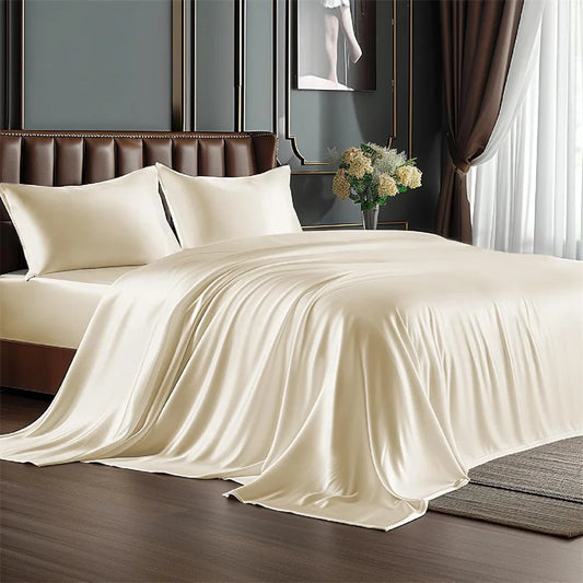 Luxury Mulberry Silk Bedding Sheet Set