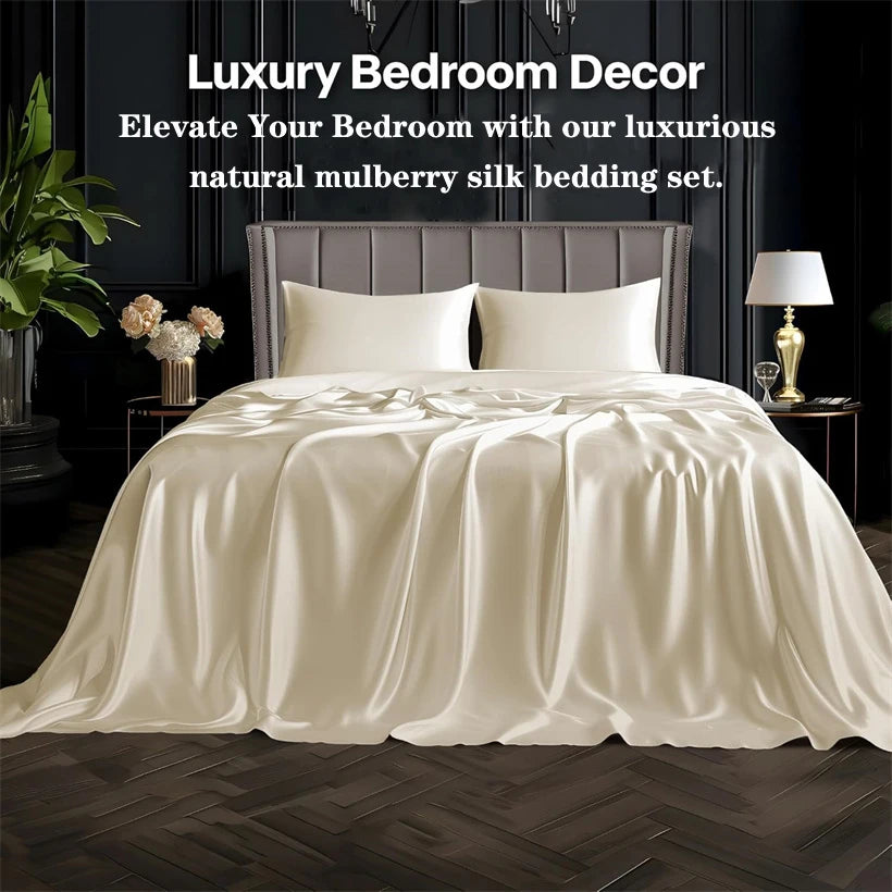 Luxury Mulberry Silk Bedding Sheet Set