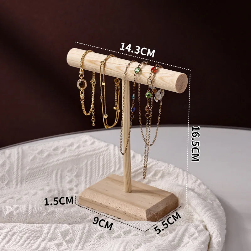 Wood Jewelry Display Stand