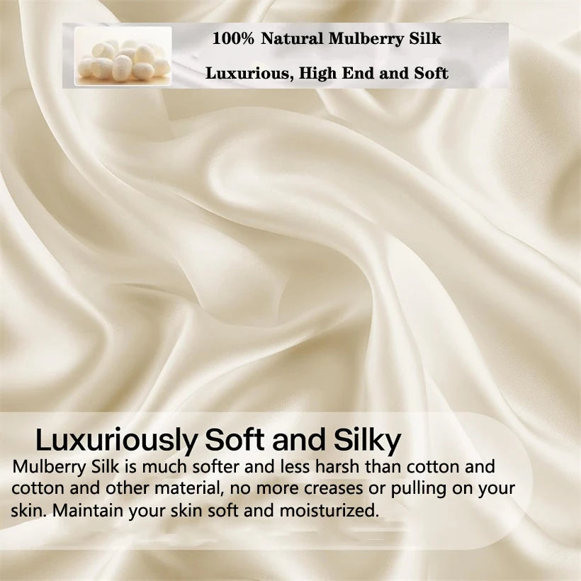 Luxury Mulberry Silk Bedding Sheet Set