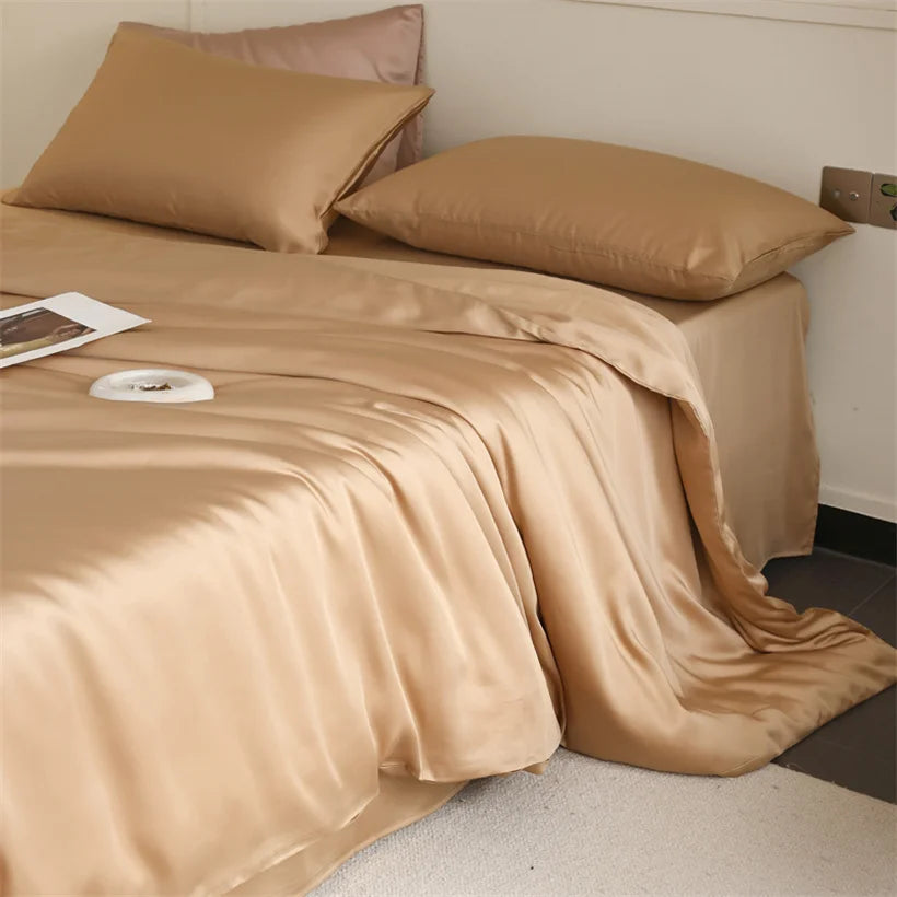 Luxury Mulberry Silk Bedding Sheet Set